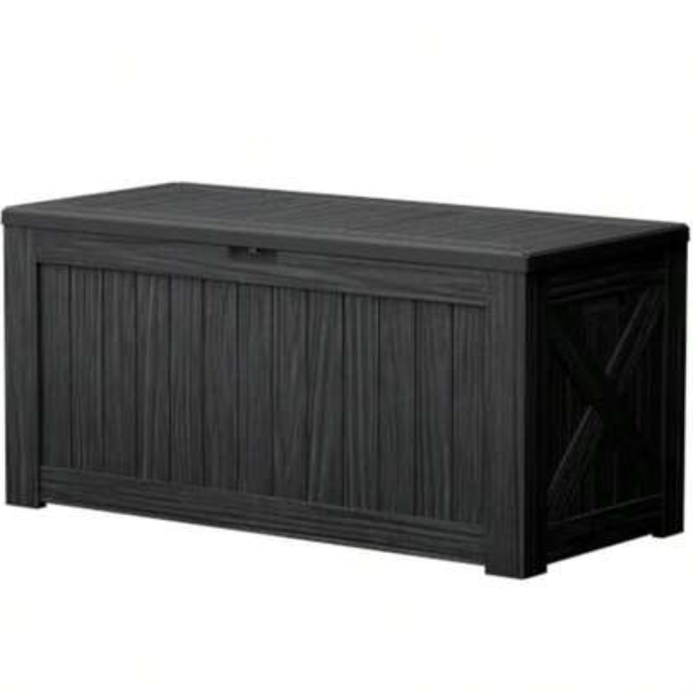Outdoor Furniture Bench - 120 Gallon Deck Box Outdoor Storage