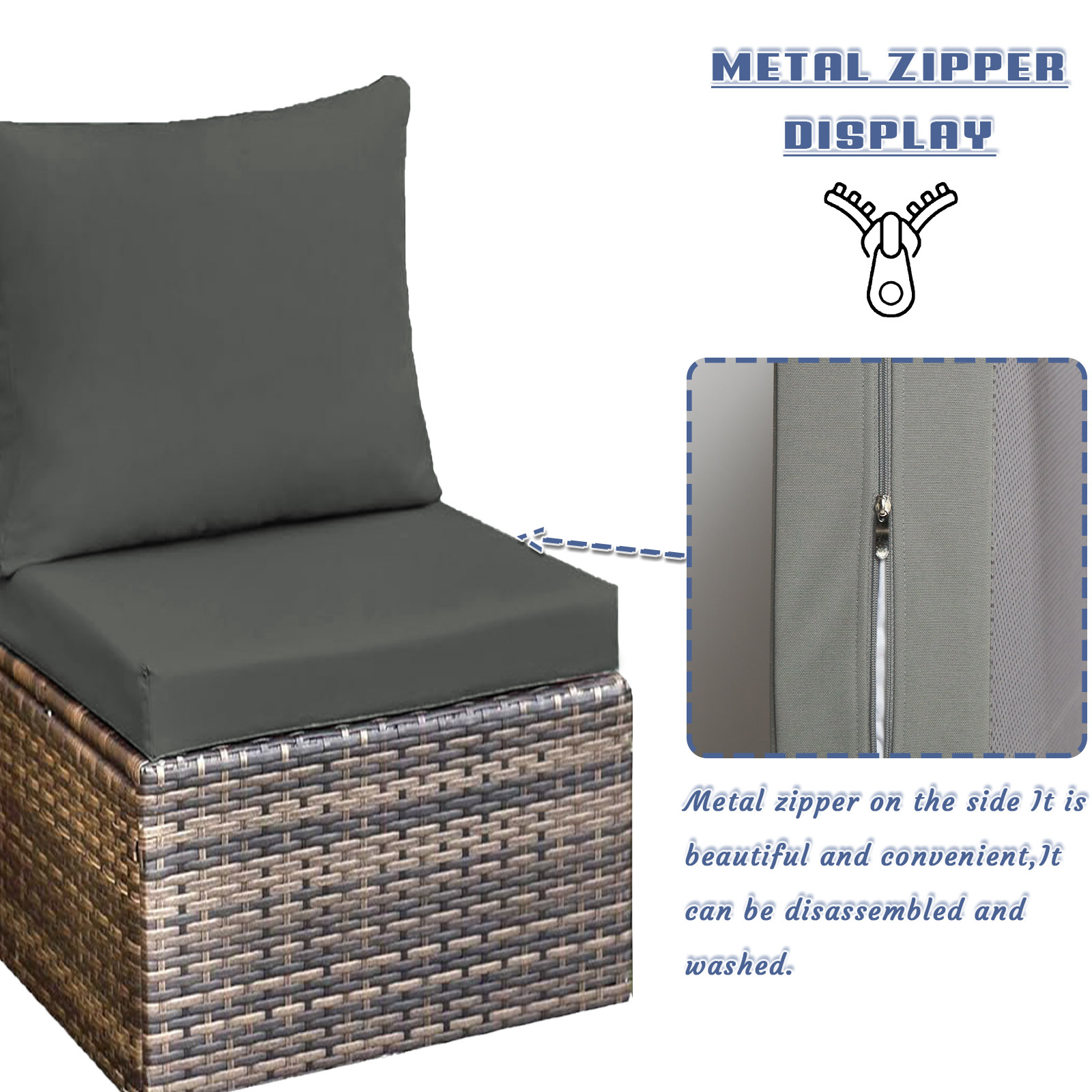 Custom Seat And Back Cushions  - Outdoor Furniture Upholstery 评论和价格