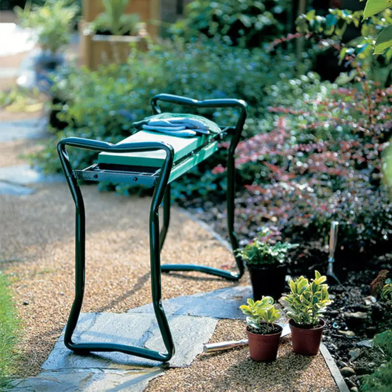 Multifunctional Foldable Garde - Garden Bench Metal 评论和价格