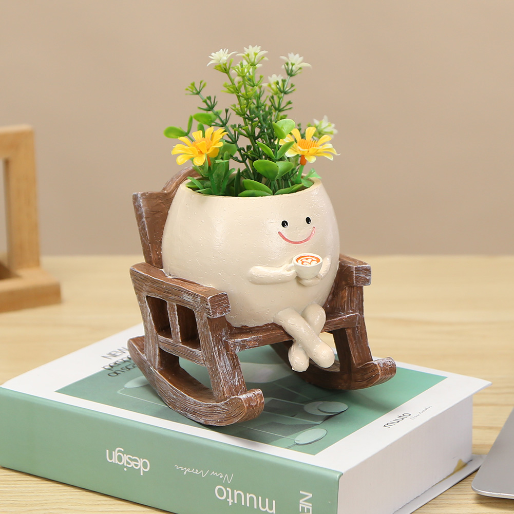 Chair/Swing Smile Face Planter - Garden Swing Chair 评论和价格
