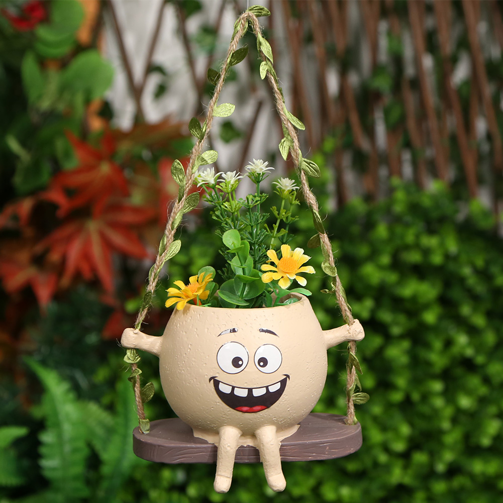 Chair/Swing Smile Face Planter - Garden Swing Chair 评论和价格