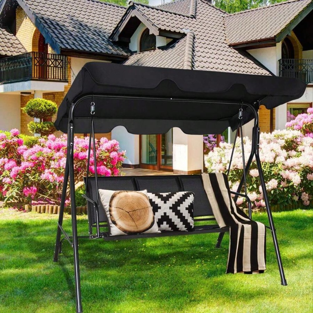 Outdoor Patio Swing Chair with - Garden Swing Chair 评论和价格