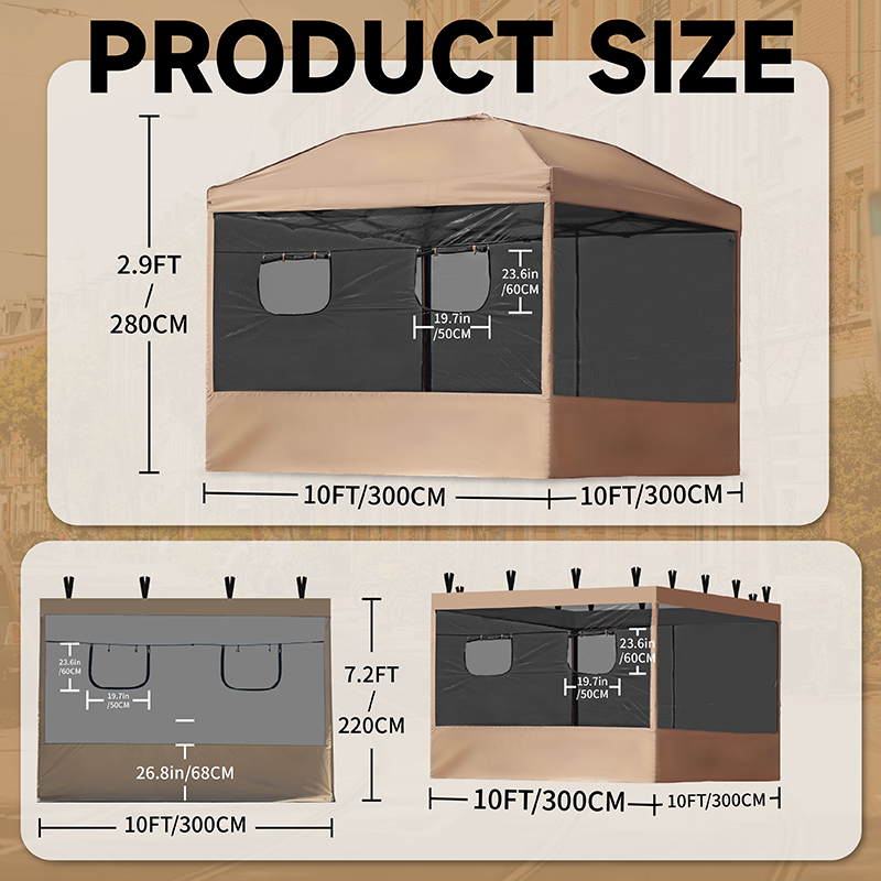 10' x 10' Instant Pop‑Up Canop - Gazebo Pop Up 评论和价格
