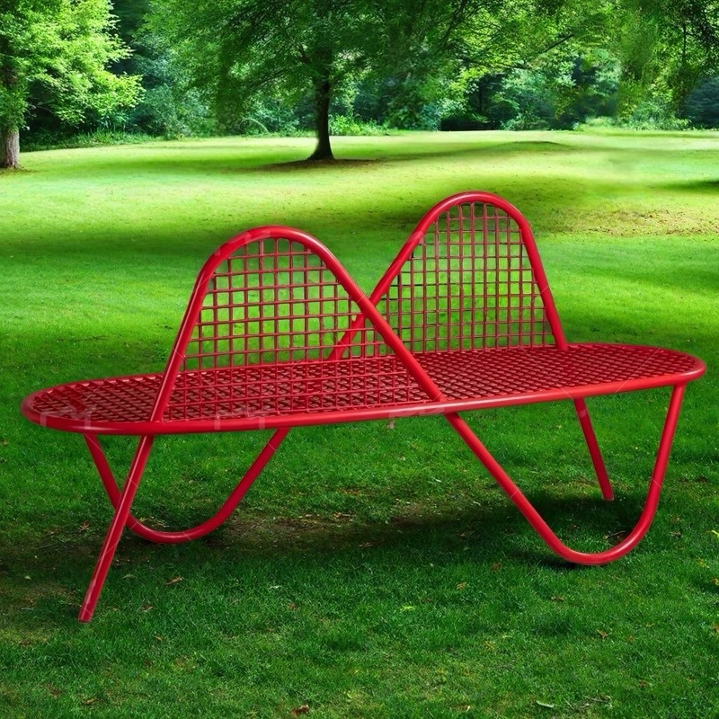 Outdoor wrought iron courtyard - Garden Bench Metal 评论和价格