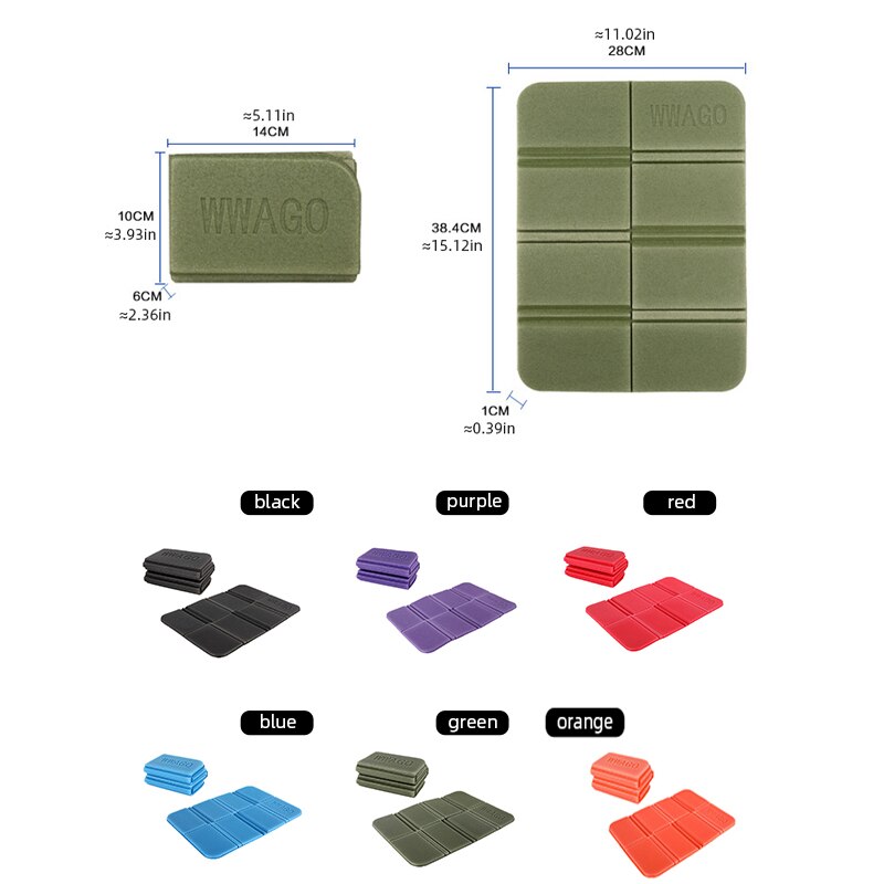 1-5pcs Foam XPE Folding Cushio - Outdoor Rug Waterproof 评论和价格