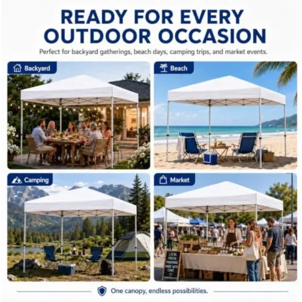 10x10 Pop Up Canopy Tent 1-But - Gazebo Pop Up 评论和价格
