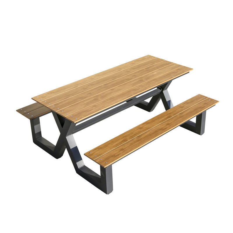 Outdoor Waterproof Solid Wood  - Garden Bench Metal 评论和价格