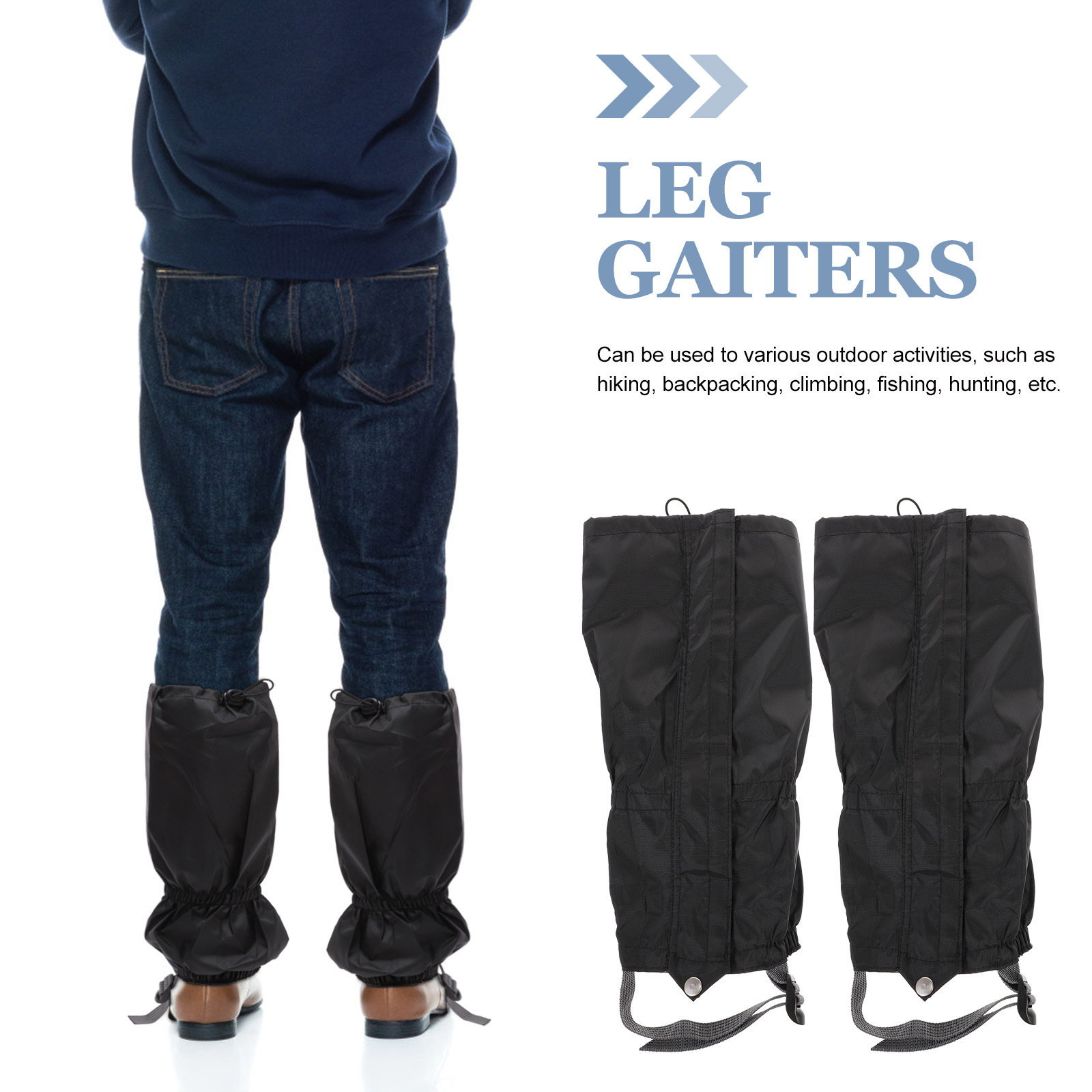 2Pcs Rugged Outdoor Leg Gaiter - Outdoor Rug Waterproof 评论和价格