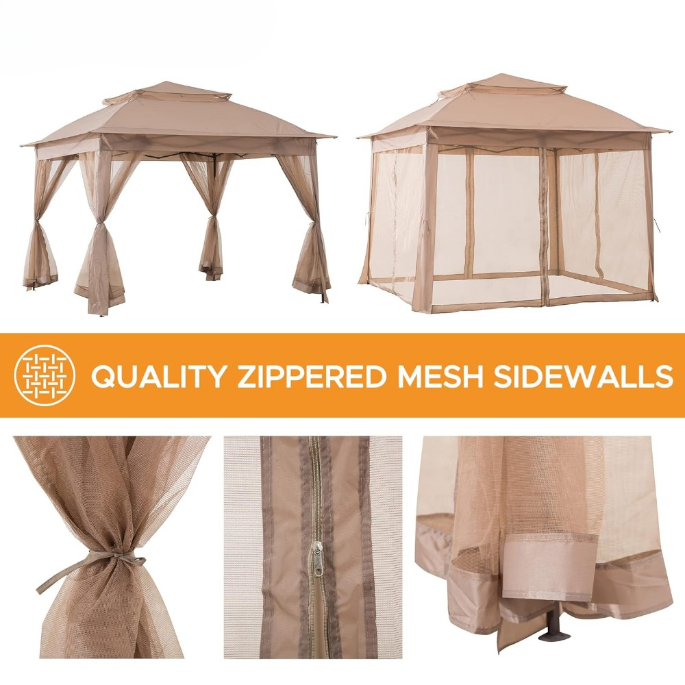 Modern 11x11 Ft. Pop-Up Instan - Gazebo Pop Up 评论和价格