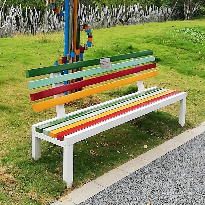 Outdoor Anticorrosive Wood Par - Garden Bench Metal 评论和价格
