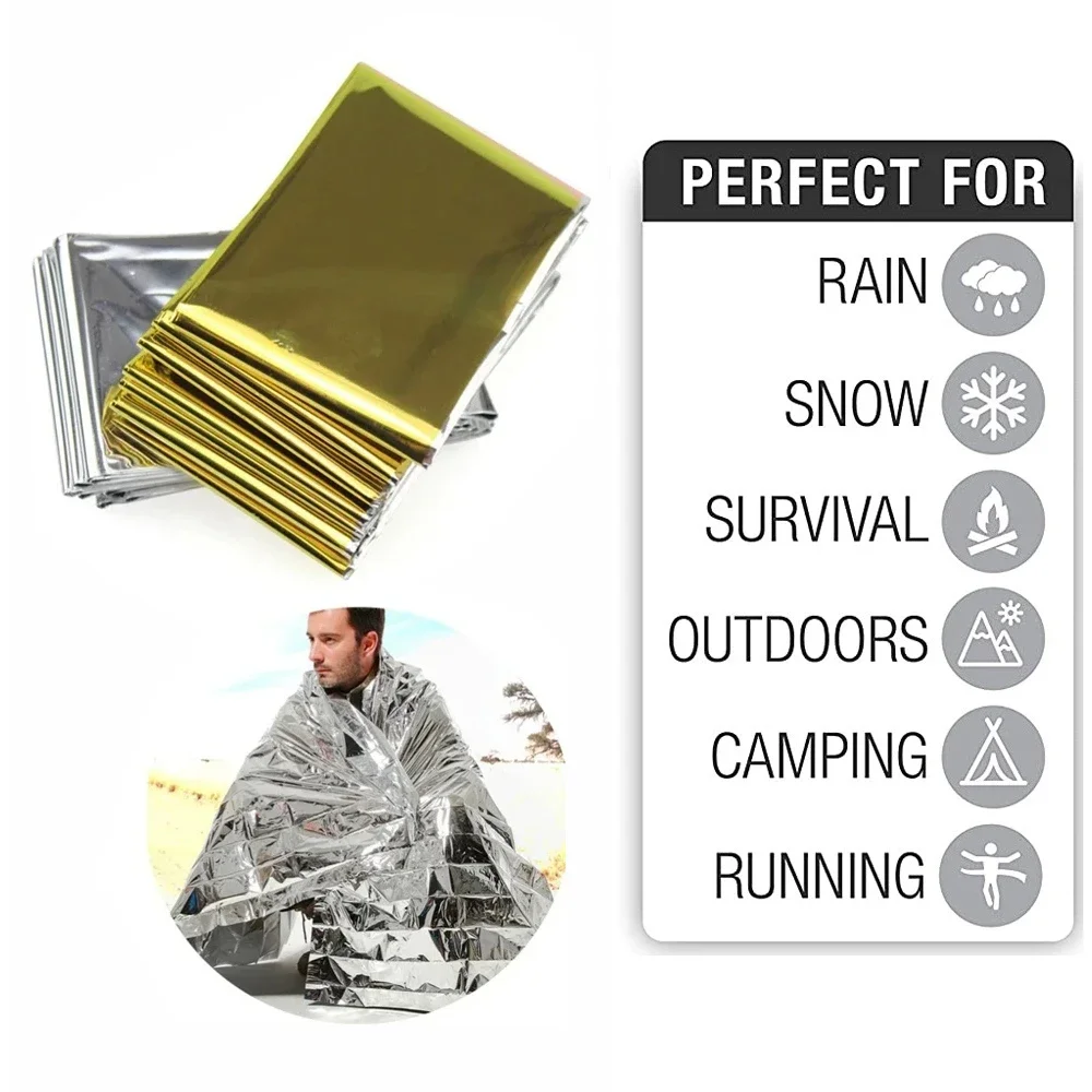 5Pcs Emergency Thermal Blanket - Outdoor Rug Waterproof 评论和价格
