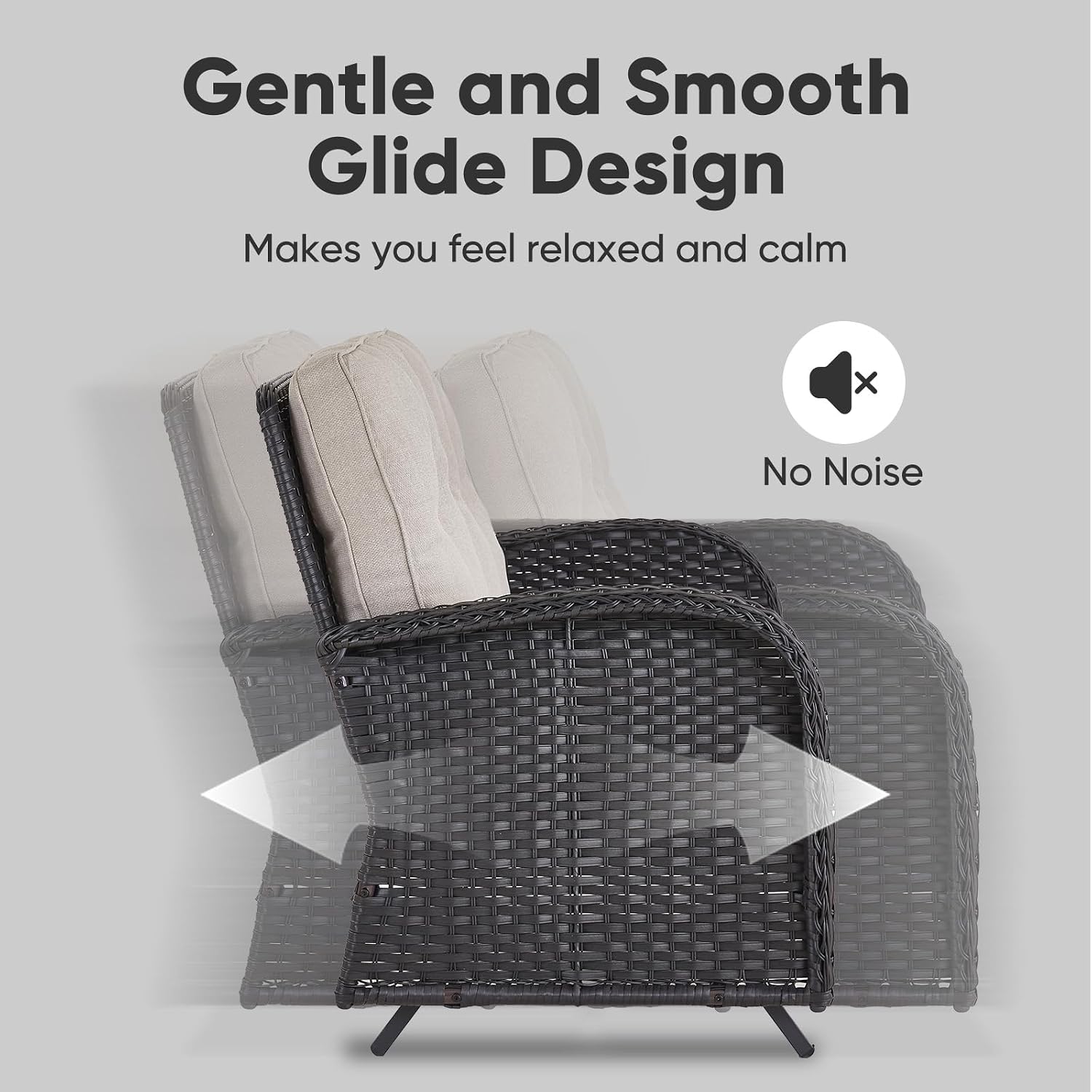 Outdoor Glider Bench Patio Lov - Outdoor Furniture Bench 评论和价格