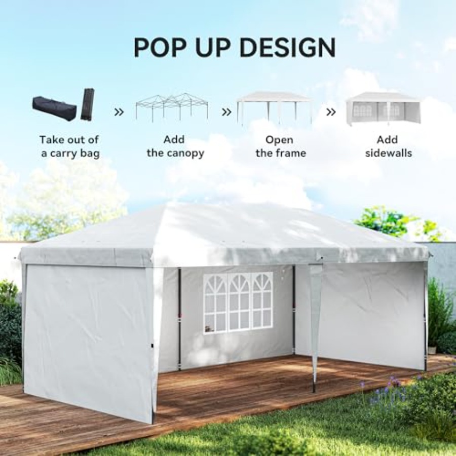 Pop Up Canopy Tent for Parties - Gazebo Pop Up 评论和价格