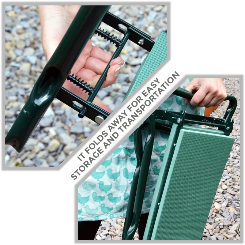 Garden Kneeler Folding Garden  - Garden Bench Metal 评论和价格