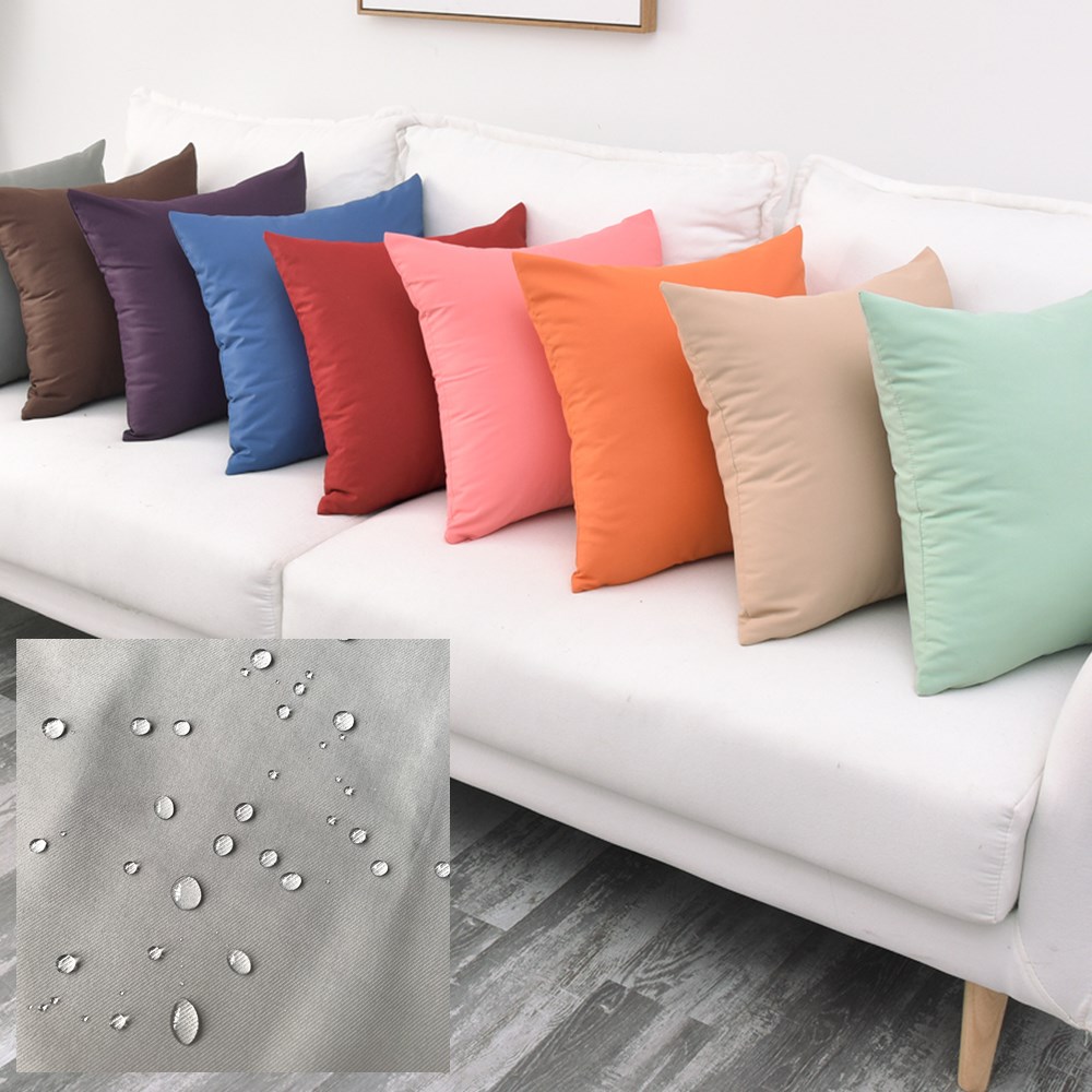 Twill Waterproof Solid Cushion - Outdoor Furniture Upholstery 评论和价格