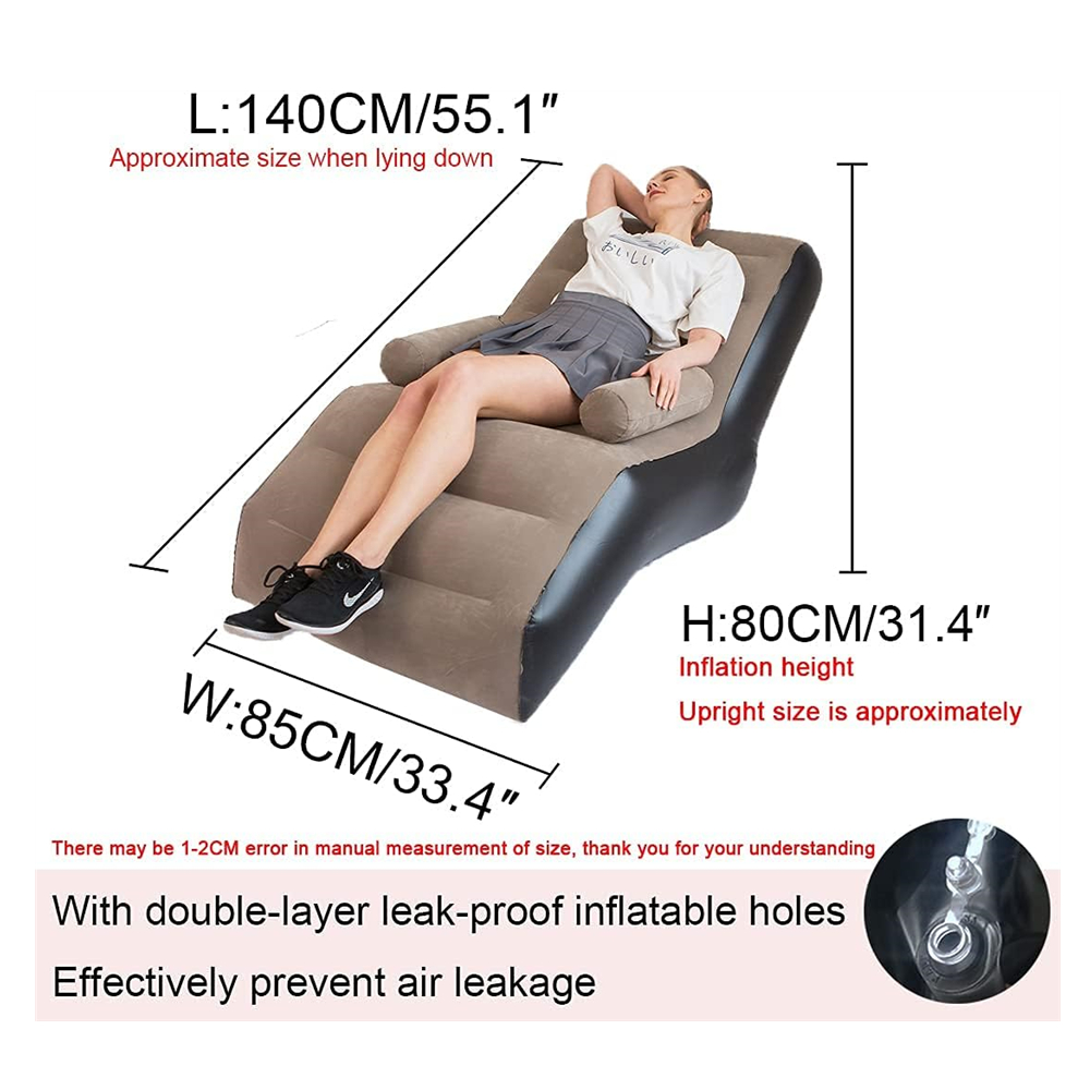 Folding Lazy Sofa,Inflatable L - Outdoor Furniture Bench 评论和价格