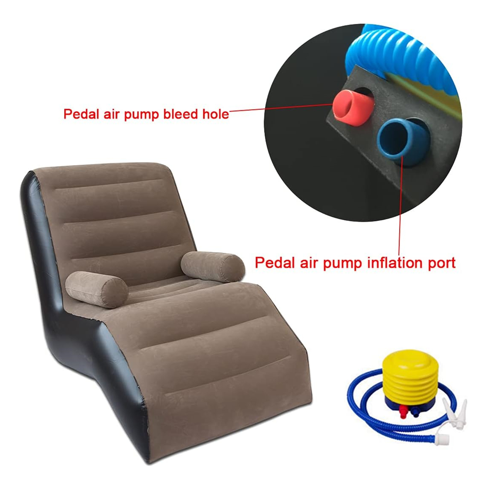 Folding Lazy Sofa,Inflatable L - Outdoor Furniture Bench 评论和价格