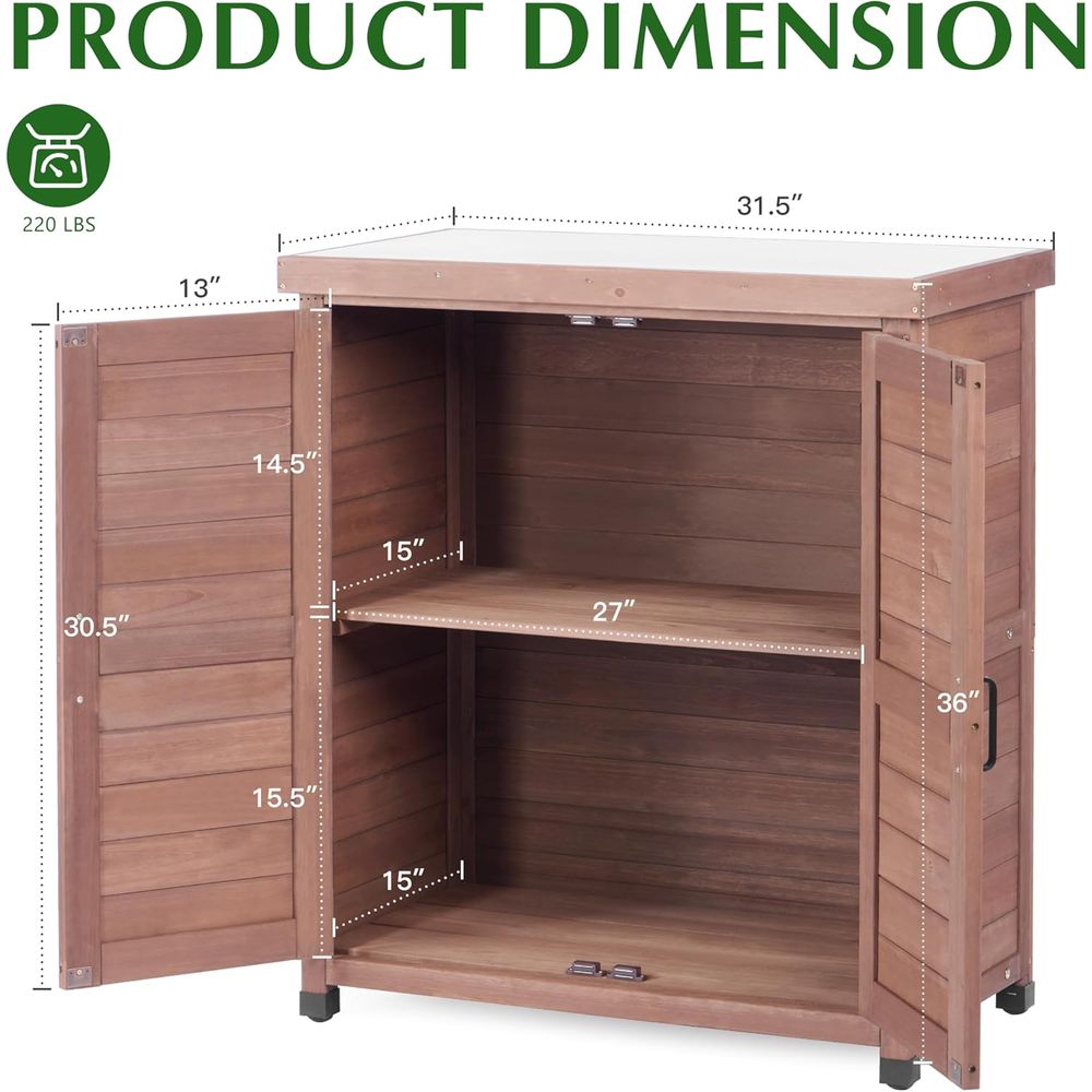 Outdoor Storage Cabinet & Pott - Outdoor Furniture Bench 评论和价格